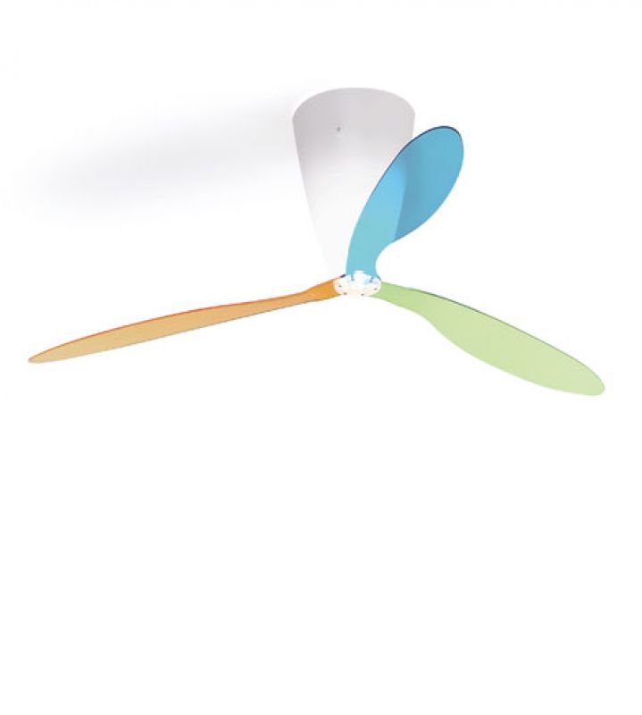 D28 Blow Deckenleuchte und Ventilator Luceplan